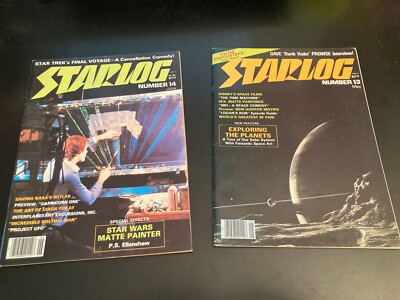 Lot of *10* 1970s STARLOG Magazines! #8,13,14,19,20,21,22 + FUTURE