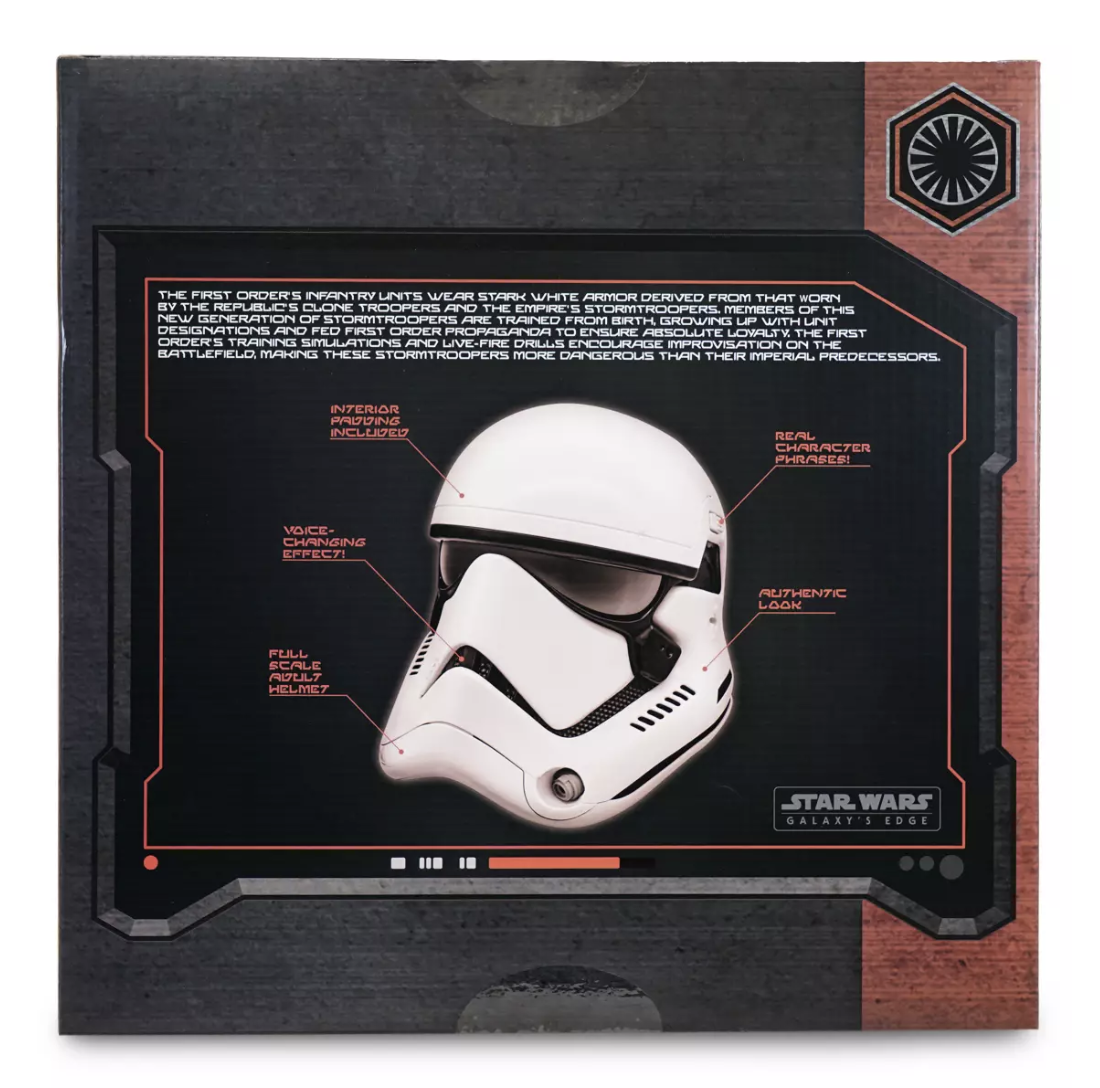 Disney Star Wars First Order Stormtrooper Voice Changing Helmet