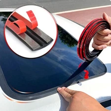 Car Windshield Roof Seal Strips Noise Insulation Rubber Sticker 2M for Audi A3
