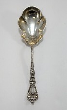 Antique Baker Manchester MFG. Co Sterling Silver Serving Spoon 7 3/4"