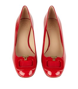 tory burch red flats