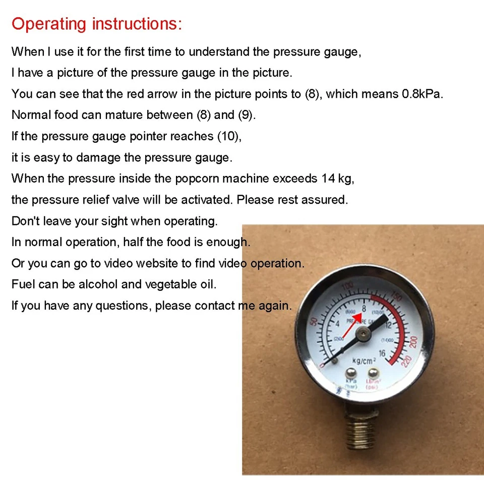 Mini máquina de palomitas de maíz china 268 ml cañón manual amplificador de alimentos decoración Foto 2 de 4