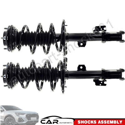 Front Driver Passenger Struts Shocks For 2014-2019 Toyota Highlander 3.5L
