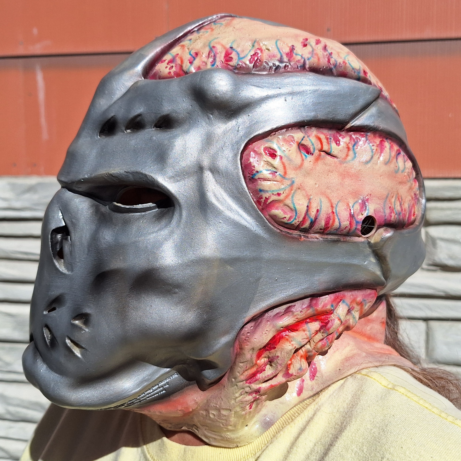 Vtg Jason X Friday The 13th Halloween Mask 2001 The Paper Magic Group