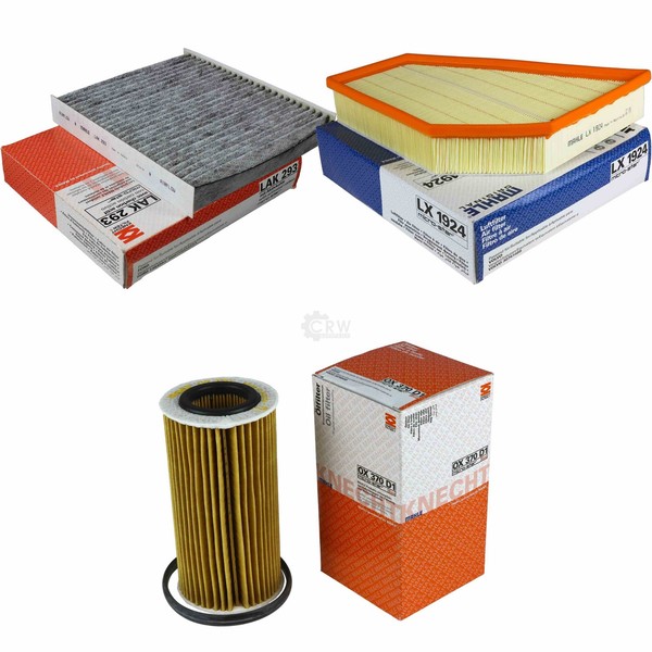 Mahle / Knecht Innenraumfilter LAK 293 Luftfilter LX 1924 ÖLfilter OX 370D1-image