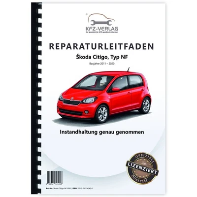 SKODA Citigo Typ NF (11-20) Instandhaltung Inspektion Wartung Reparaturhandbuch - Bild 1 von 4