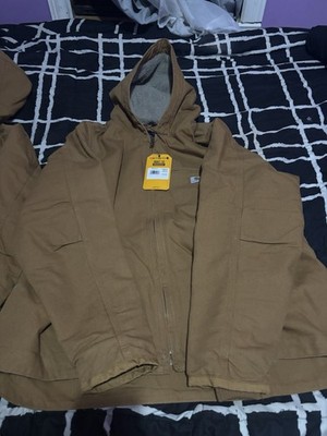 Carhartt Mens Firm Duck Water Repellent Insulated Workwear Coat Jacket 2xL ?
