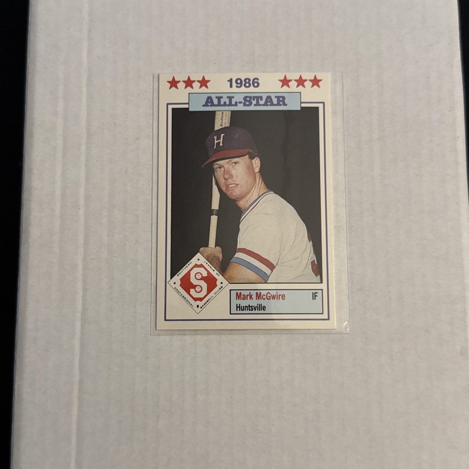 1986 SOUTHERN LEAGUE ALL-STARS JENNINGS #3 MARK McGWIRE. C008707