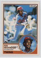 1983 O-Pee-Chee Ron Washington #27 7rf