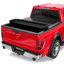 Mostplus 5.5ft Quad Fold Soft Truck Bed Tonneau Cover On Top 5.5 Ft