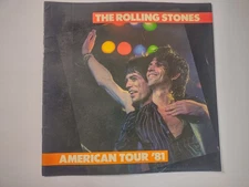 The Rolling Stones American Tour '81 Official Tour Program  1981 Original Book 