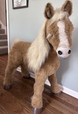 Hasbro Butterscotch FurReal Friends Large Pony Horse Interactive Sit On - Used