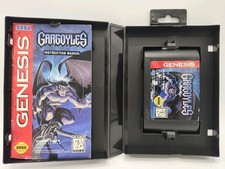 Gargoyles (Sega Genesis, 1995) *VGC w/ Manual* Cleaned & Tested! FREE SHIP READ!