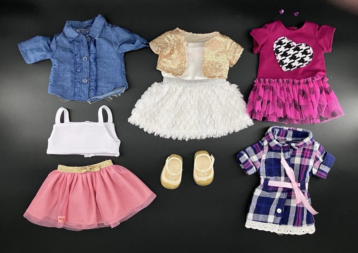 Glitter Girls Ropa De Muñecas De 36 Cm – Conjunto De Tutú Brillante Con Chaqueta, Falda, Top Y Zapatos, Accesorios De Moda Para Muñecas, Juguete Para Niños +3 Años