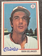 1978 TOPPS MARK BELANGER (BALTIMORE ORIOLES) #315 EX