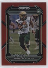 2023 Panini Prizm Draft Picks Red Prizm /299 DeWayne McBride #131 i5f