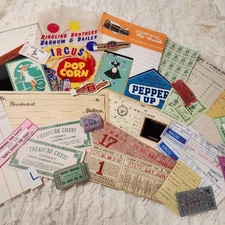 Shop favorites! 30 piece paper ephemera Sample pack vintage paper art supplies L