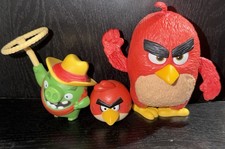 Angry Birds Lot Of 3 Toys