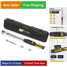 Chiave dinamometrica digitale con azionamento da 1/2 pollice, 17-340 Nm 12,5-250 ft-lb, LCD a colori, 5-...