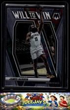 2020-21 Panini Mosaic #8 James Harden Will to Win Brooklyn Nets
