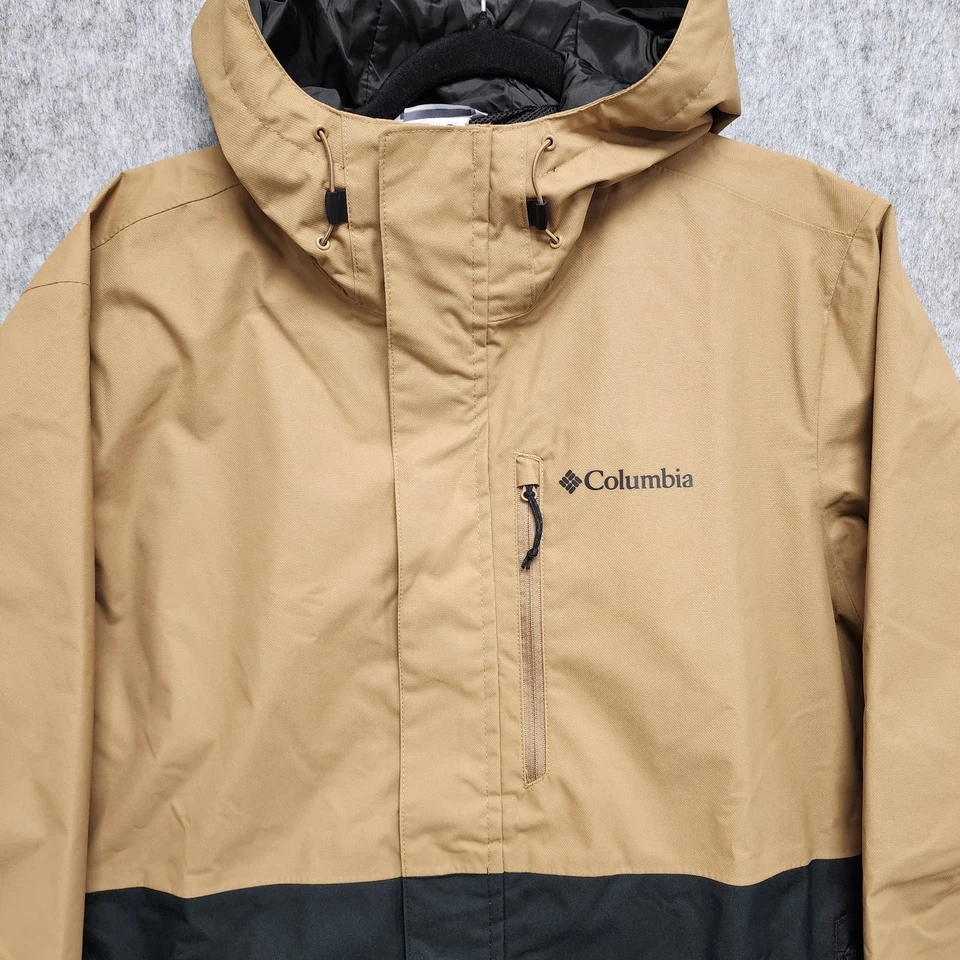 Columbia Hikebound II Chaqueta Aislante Para Hombre Medio Tostado Negro Malla Forrada NUEVA Foto 4 de 4