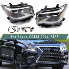 For Lexus GX460 2014-2019 Pair LED Headlights DRL Sequential Turn Signal Lamp
