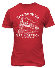 Take 'Em To The Train Station T Shirt Yellowstone Rip Dutton Unisex Tee Black