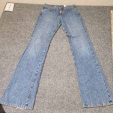 Lucky Brand Jeans Womens Size 6 28 Blue Flare Made in USA Vintage Medium Wash