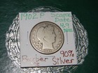 1902 Barber Half Dollar – 90% Silver -- Circulated Very Good/Fine  4.9 MILL — photo 5