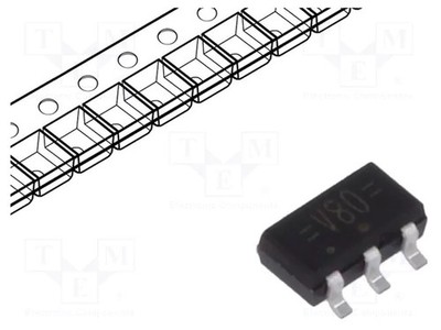 IC: digital Flipflop D﻿ Ch: 1 SMD Mini Logic SC74A CMOS,TTL