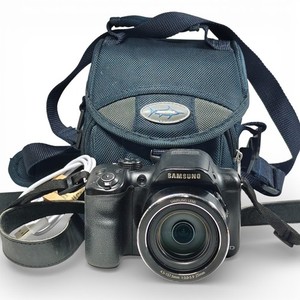 Samsung WB Series WB1100F 16.4MP Digital Bridge Camera (Black) 35x Zoom Bundle
