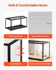 New Hamster Cage, 360  Viewing Transparent Hamster Habitats, Small Animal Cage,