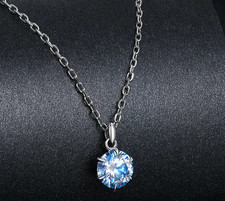 1.0ct Round Cut Lab‑Created Diamond Test Pass VVS1/D/Excellent Necklace