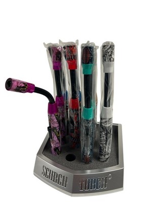 Scorch Torch Single Jet  Torch Lighter 2 pcs Combo,  clr vary +20 ml butane bott