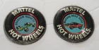 Vintage Mattel HOT WHEELS BUTTONS PINS  MUSTANG BOSS HOSS  / BRABHAM REPCO F1