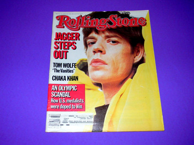 ROLLING STONE MAGAZINE FEBRUARY 14, 1985 ISSUE 441 MICK JAGGER VG+ CONDITION
