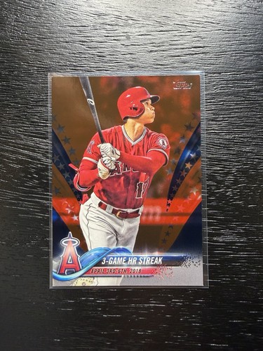 2018 TOPPS UPDATE INDEPENDENCE DAY #US189 SHOHEI OHTANI 46/76