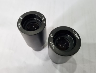 Nikon Microscope Projection Lenses CF PL 5× (Set x2)