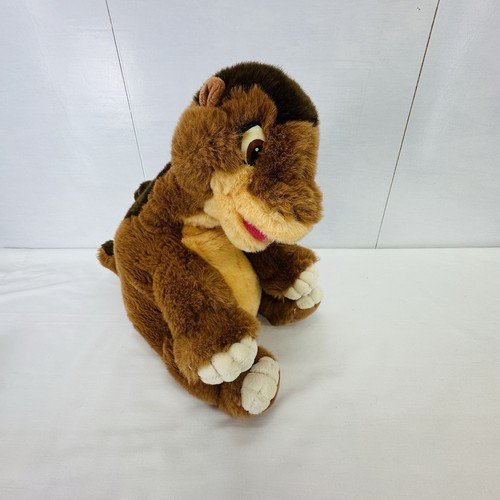 Peluche dinosauro vintage Gund la terra prima del tempo Littlefoot 1988 16 pollici - Foto 18 di 18