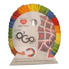 Red Heart Super Saver OGo yarn Rainbow