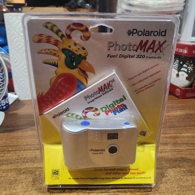 Vintage 1998 Polaroid PhotoMAX Fun Digital Camera 320 Creative Kit NEW SEALED