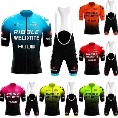 Herren Outdoor MTB Bib Shorts Kits Fahrradtrikot Kurz Set Rennrad Kleidung