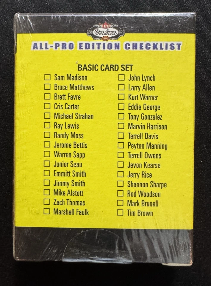 2002 Fleer Box Score All-Pro Roster Sealed Set (30 Cards) Favre Rice Manning - Image 2 of 2