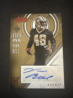 2016 Panini Absolute #49 Vonn Bell Rook Ink Red Foil Saints RC Rookie Card