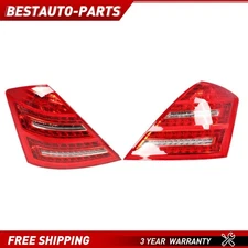 For 2007-2009 Mercedes Benz W221 S550 LED Brake Lamps Pair Tail Lights LH&RH