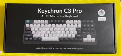Keychron C3 Pro JP TKL Wired Red Linear Mechanical Keyboard Unused