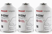 Honeywell Solstice yf R-1234yf Refrigerant 8 oz Can QTYx3 White Full