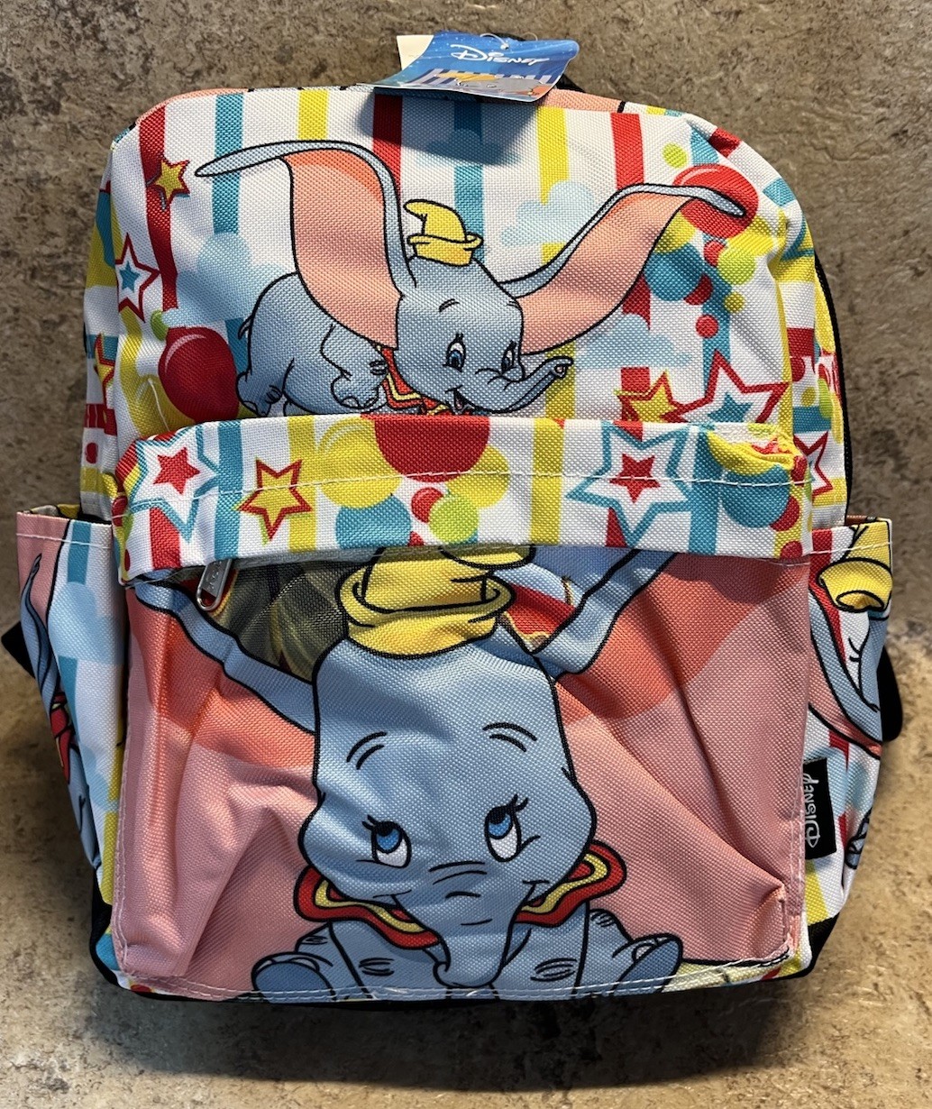Disney Dumbo Elephant 12” Multicolor Kids Backpack Travel School