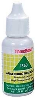 THREEBOND Mittlere Stärke Hochtemperatur Gewindesicherung 10ml 1360AT003