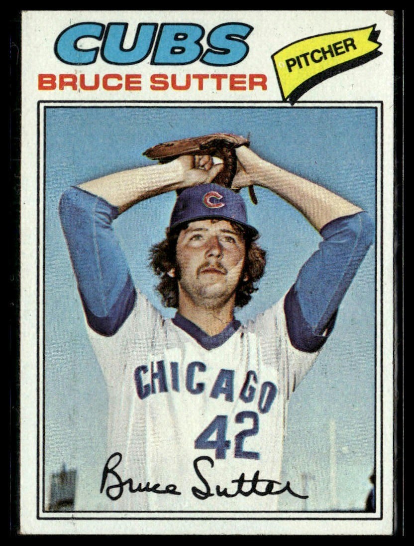 1977 Topps #144 Bruce Sutter SET BREAK RC Rookie